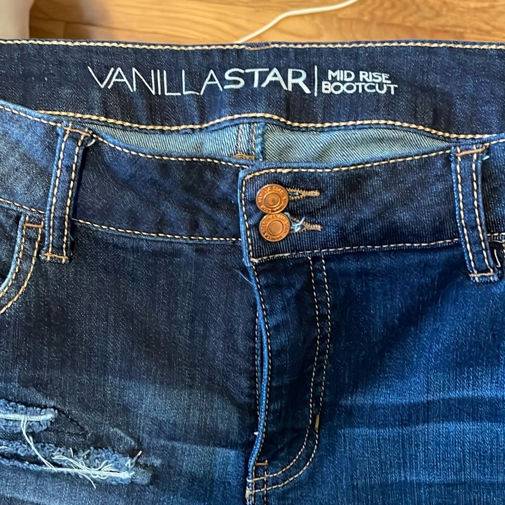 VanillaStar boot cut mid rise jeans